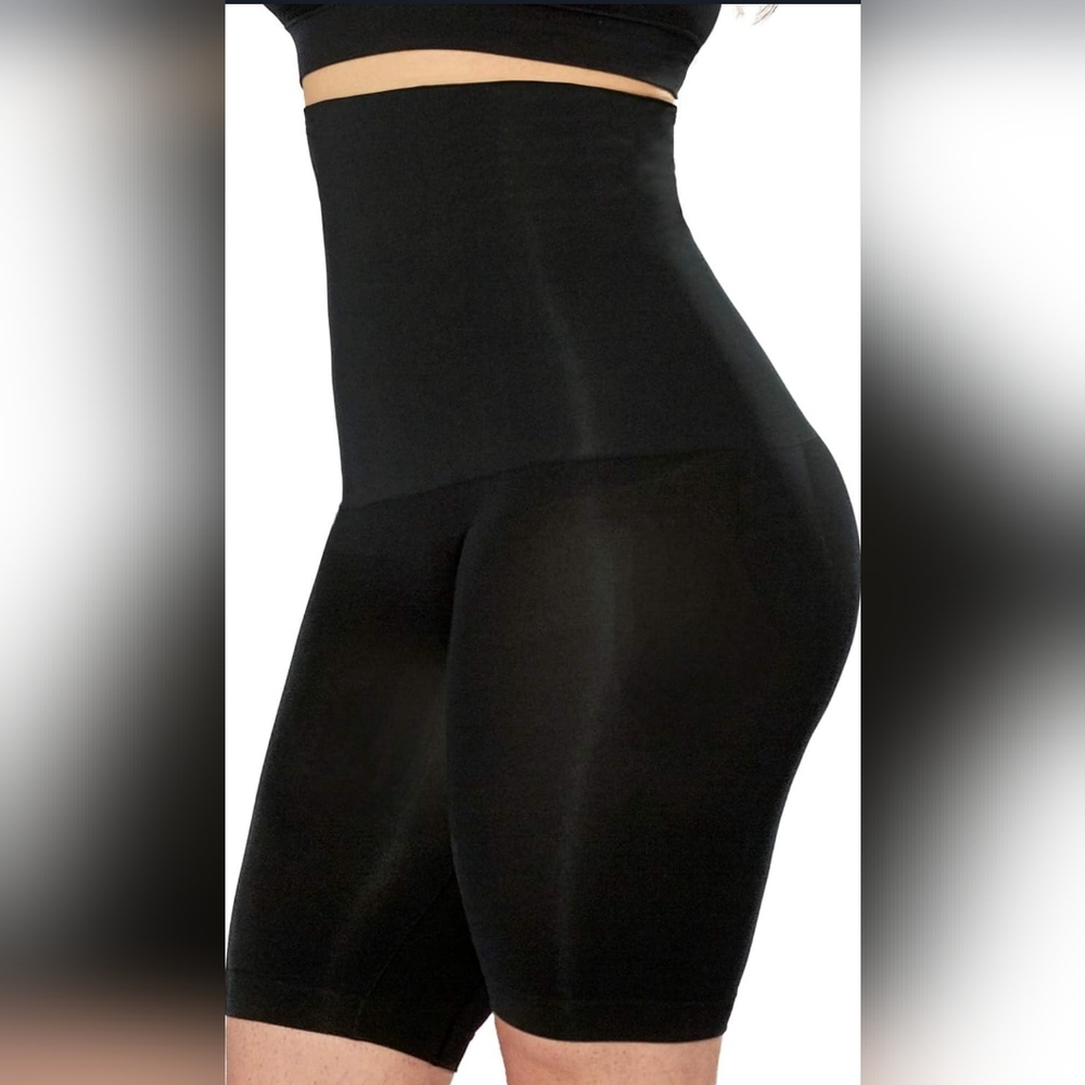BNWT Shapermint Essentials Black High Waisted Shaper Shorts XL/2XL